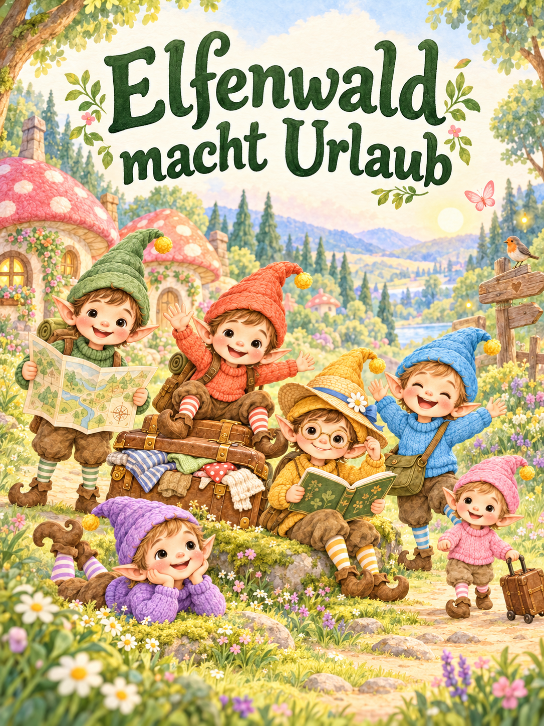 Cover: Elfenwald macht Urlaub
